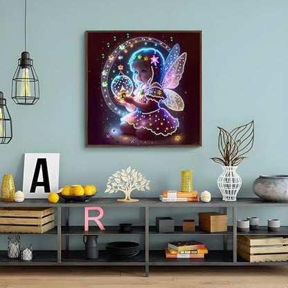 Shouruihua Diamond Painting Kits for Adults, Cute Angel Diamond Art Kits - color: Cute Angel