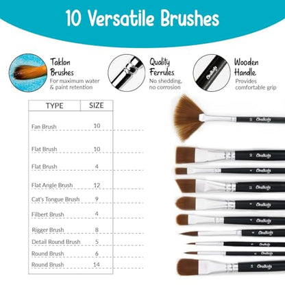 Chalkola 64 Water Color Paint Set for Adults, Kids & Professional Artists - color: 64 Watercolor Set