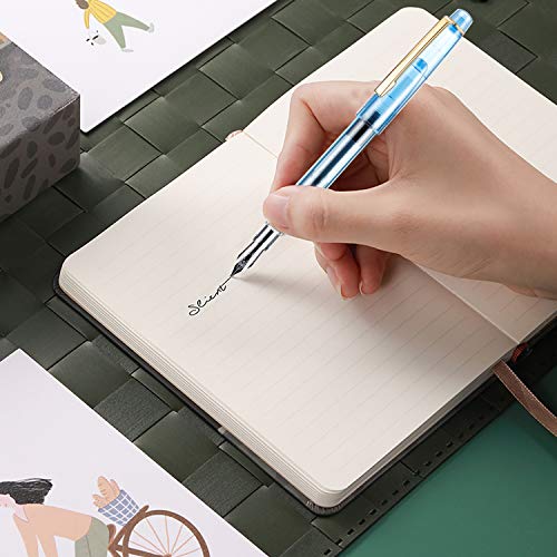 Calligraphy Set Fountain Pens 7 Different Size Nibs and 36 Assorted Ink Cartridges Kit for Calligraphy Lettering - Complete Easy Learning Set for Beginners F736