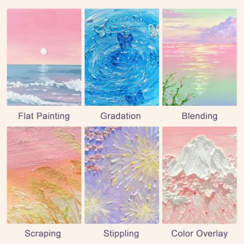rubens 24 Macaron Colors Soft Oil Pastels,Creamy & Easy Blending - color: 24 Macaron Colors