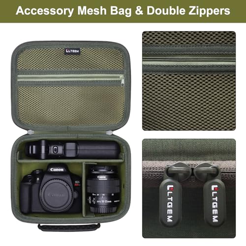 Small Camera Case Bag for Canon EOS Rebel T7/R50//R100 DSLR Camera Green - color: Green, size: Small