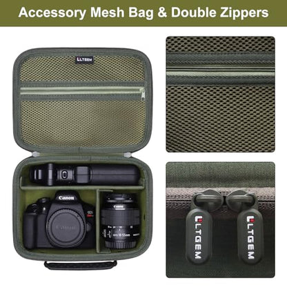 Small Camera Case Bag for Canon EOS Rebel T7/R50//R100 DSLR Camera Green - color: Green, size: Small