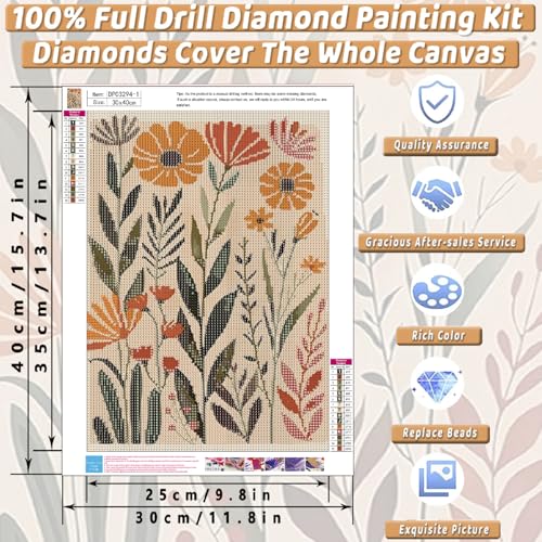 3 Pack Boho Diamond Art Kits for Adults Diamond Painting Kit for Beginner - color: DP03294