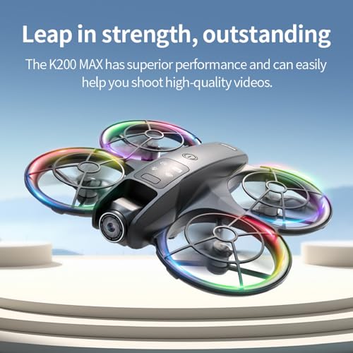 K200 Big Brushless Motor Drone, Screen Controlle, Two-batteries. - color: 2 batteries - Gray