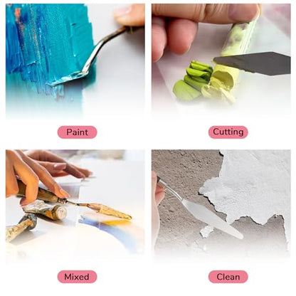11 Pcs Palette Knife Painting Spatula Color Mixing Set