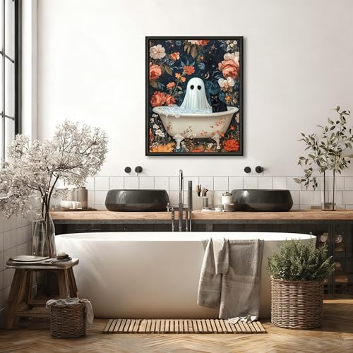 Reivworl Ghost Paint by Numbers Kit for Adults Beginner 16×20 inch - color: 14-ghost