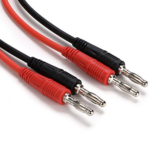 Sumnacon 4 in 1 Banana Plug Alligator Clip Pure Copper Fork Test Lead - size: 3.3 ft