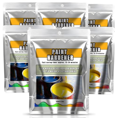 6 Pack Paint Hardener for Disposal - Fast Acting Solidifier for Disposal - style: 6 Pack Paint Hardener