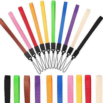YOUOWO Wrist Lanyards 10Pcs Colorful Hand Strap (10 Colors - Combination 1) - color: 10 Colors - Combination 1