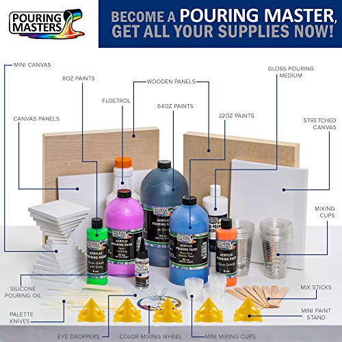Pouring Masters Bluebonnet 64-oz Ready to Pour Acrylic Pouring Paint