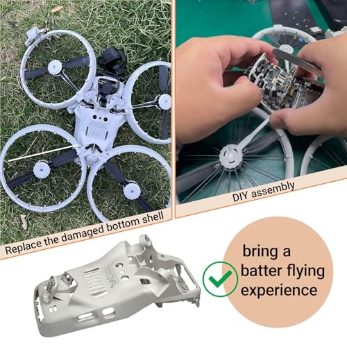 Replacement For Dji Flip Bottom Shell Repair Parts Drone Frame Accessories Flip Body Bottom Shell Attachment (Without Screws)