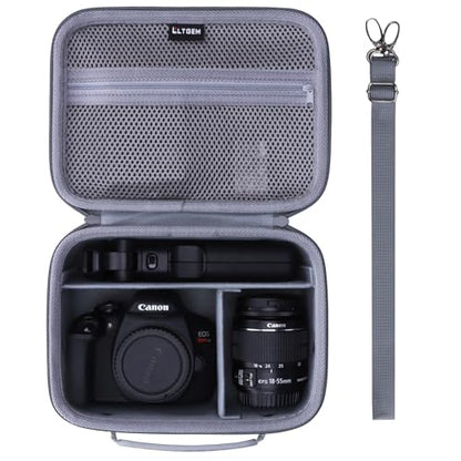 Small Camera Case Bag for Canon EOS Rebel T7/R50//R100 DSLR Camera Gray - color: Gray, size: Small