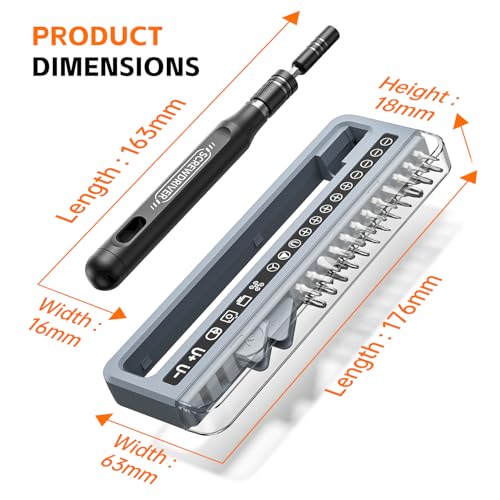 ANVANNA Electronics Precision Screwdriver Sets 32-Piece Magnetic Repair Tool Kit for iPhone, MacBook, Computer, Laptop, PC, Tablet, PS4, Xbox, Nintendo, Game Console