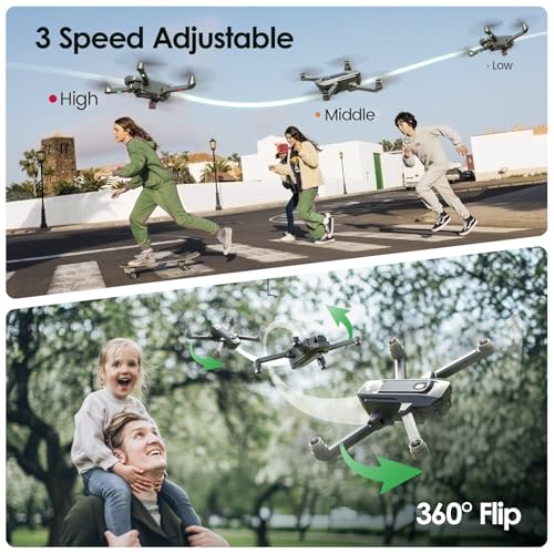 WF20 1080P FPV Camera Foldable Brushless Drone Great Value for Beginners - style: fpv drone