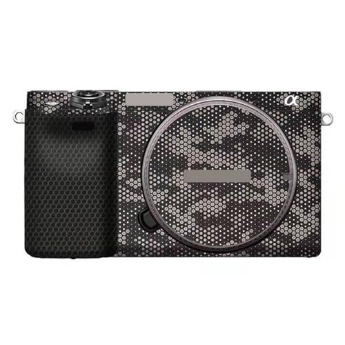 Camera Cover Skin Sticker for Sony A6400 A6300 Camera Protector Film Skin Anti-Scratch Protective Decoration and Wear Resistance(Mamba Titanium) - color: Mamba Titanium