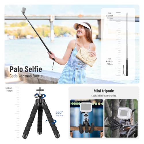 NEEWER 50 in 1 Action Camera Accessory Kit Compatible with GoPro DJI - style: 50 in 1 Comatible with GoPro