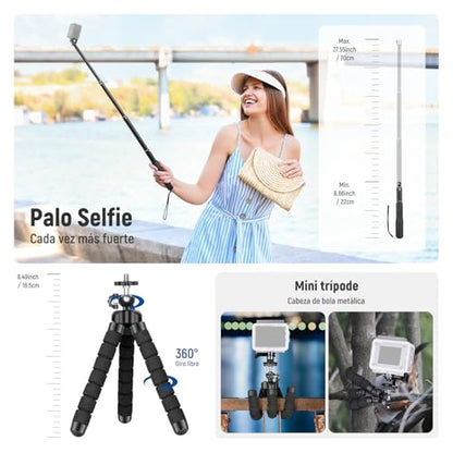 NEEWER 50 in 1 Action Camera Accessory Kit Compatible with GoPro DJI - style: 50 in 1 Comatible with GoPro