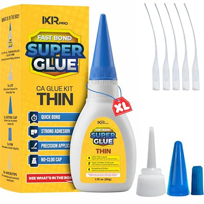 Thin CA Glue, Super Glue, Cyanoacrylate Adhesive, 1 Pcs 1.75oz Repair kit - size: 1 Pack