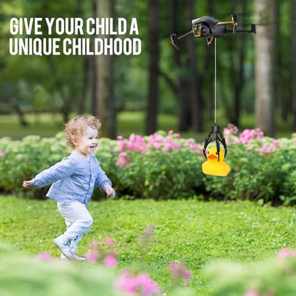 Drone Mantis Claw Hook Gripper Grasp & Airdrop System - 360° Pinpoint Delivery Kit Smart Payload Carrier for D JI Mini 4 Pro/4/3/2, Air 3/2/2S & Mavic Series - Rescue/Fishing/Targeted Delivery Solutions (Airdrop Unit Only, Drone Not Included)