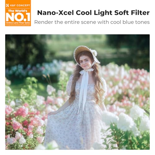 K&F CONCEPT 52mm 1/4 Blue Mist Diffusion Filter - size: 52mm
