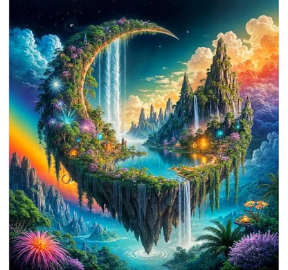 Landscape Diamond Painting Kits for Adults - Waterfall Diamond Art Kits - color: G9526