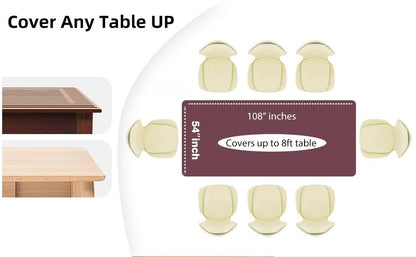 Evershine 3X Thicker Heavy Duty Plastic Table Covers Rectangle Tablecloth, Disposable Tablecloth 12 Pack Rectangle 54" X 108" Brown - color: Brown, size: 12 PACK Rectangle 54" X 108"