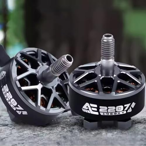 AXISFLYING AE2207 V2 18650KV 1960KV Brushless Motor 4~6S Lipo 5mm Shaft Suitable for 5inch Propeller Drones (4PCS AE2207 V2 1860K) - style: 4PCS AE2207 V2 1860K