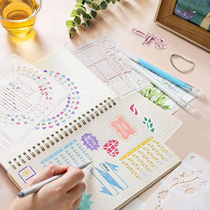 Bullet Journal Stencils (36PCS), Journaling Supplies Accessories Kit, Planner Stencils Calendar Templates