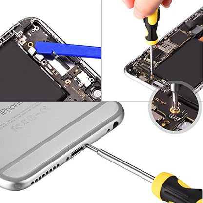 25pcs Electronics Repair Tool Kit, GangZhiBao Precision Screwdriver Set Magnetic for Fix Apple iPhone,Cell Phone,Smart Watch,Computer,PC,Tablet,iPad,Camera,Xbox,PS4 Pry Open Replace Screen Battery