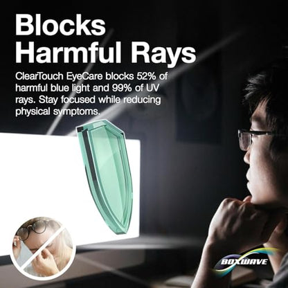 BoxWave Screen Protector Compatible with Osaki AI 3D Envy Controller Display - ClearTouch Crystal Anti-UV EyeCare (2-Pack), Filters Out Harmful Blue Light Reduce Fatigue
