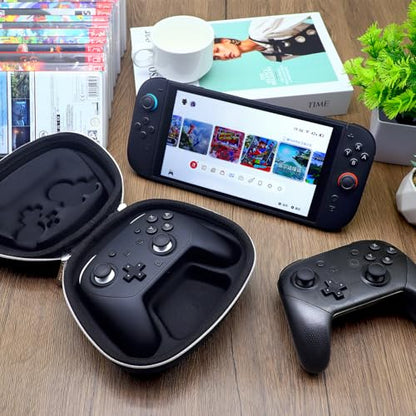 sisma Carrying Case Compatible with Nintendo Switch 2 Pro Controller, Buttons & Joysticks Full Protection, Hard Shell Original Switch Controller Travel Storage Case, Black - color: Black Special Edition