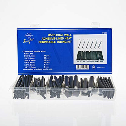 SWORDFISH 61200-Dual Wall Adhesive Lined Heat Shrinkable Tubing Assortment