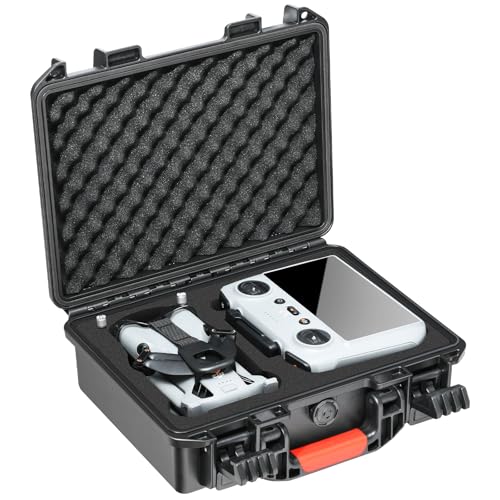 Hard Case for DJI Mini 5 Pro - Waterproof Storage Box with Custom Foam for DJI Mini 5 Pro | RC 2 Controller, Portable Traveling Carrying Case for Charger Cables | Propellers & Accessories (Case Only) - color: for RC 2