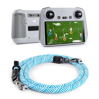 VOVMOEYA Lanyard for DJI RC/RC 2 Controller, Drone Shoulder Strap/Neck Strap for Mini 5 Pro/Mini 4 Pro/Mavic 4 /Mavic 3 Remote Controller Accessories- Sky Blue - color: Sky Blue