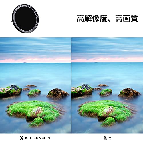 K&F CONCEPT 43mm Variable ND2-32 & Polarizing Effect 2-in-1 Lens Filter - size: 43mm