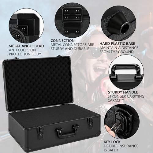 22 Inch Carrying Case with Customizable Pre-Diced Foam - size: 22.1x14.2x7.8 Inch
