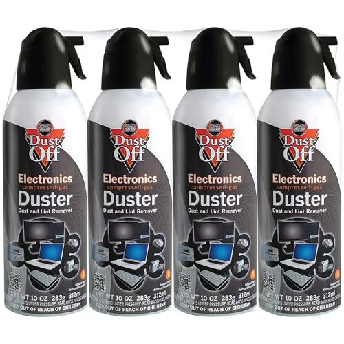 Dust-Off 10 oz Compressed Gas Duster, Pack of 4 - style: Pack of 4