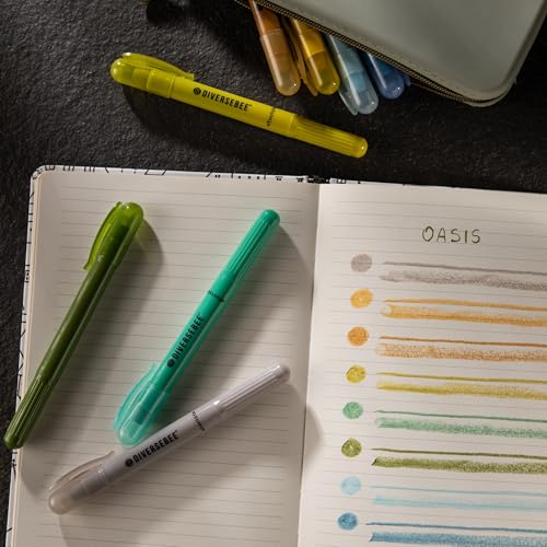DIVERSEBEE Bible Highlighters and Pens No Bleed (Oasis) - color: Oasis