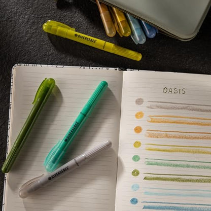 DIVERSEBEE Bible Highlighters and Pens No Bleed (Oasis) - color: Oasis
