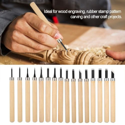 4-Piece Wood Carving Knife Set for Rubber Stamp Engraving #1 - size: #4