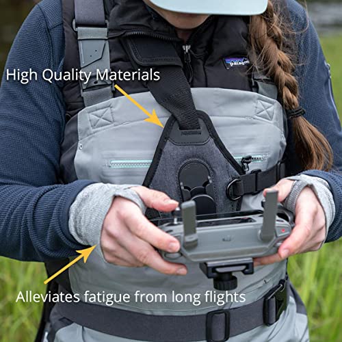 Cotton Carrier SKOUT G2 Sling-Style Harness for Drone Controller, Charcoal Gray