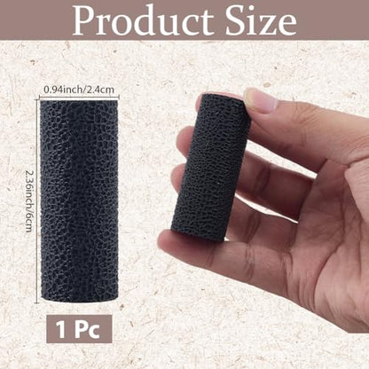 CRASPIRE Polymer Clay Texture Roller Plastic Black Embossing Pottery Texture Rollers for Earrings Jewelry Making Clay Modeling Shaping DIY Craft Ceramics Pottery Tool - color: Black