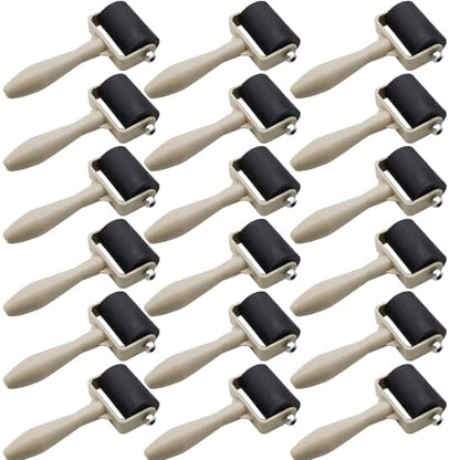 HRJZF Rubber Brayer Roller Set, 16 Pack, 1.4 Inch, Printmaking and Stamping Tools - color: 2