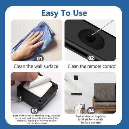 2 Pack Retractable Remote Control Tether Locks - style: 2pcs