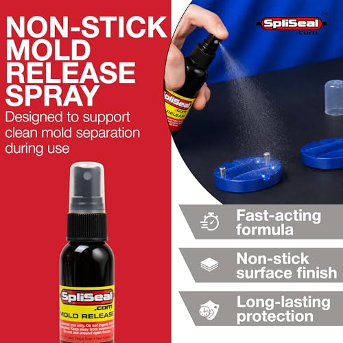 SpliSeal Mold Release Spray, Non-Stick, Clean Mold Surface, 4 Pack - size: Pack of 4