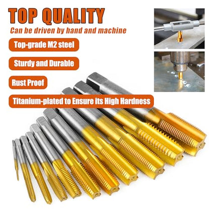 1/2"-13 UNC Thread Tap for Metal,1/2"-13 UNC M2 HSS Thread Milling Tap - size: 1/2"-13UNC