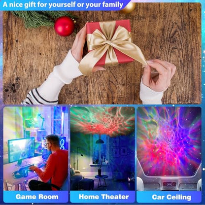 YXQUA Astronaut Galaxy Star Projector for Kids, White Guitar - color: White Guitar