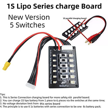 1s Lipo Battery Series Charging Board Blade Inductrix Ultra Micro JST-PH Connect Plate mCX mCPX for Tiny Whoop Charger Board