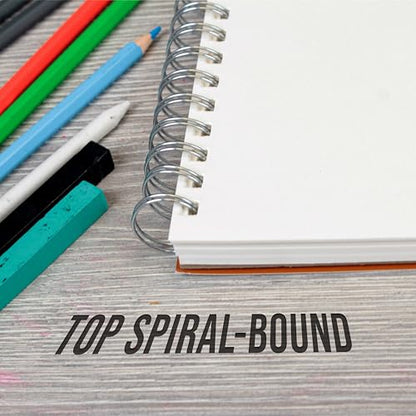 U.S. Art Supply 9"x12" Top Spiral Bound Sketch Book, 100 Sheets Each 2-Pack - size: 9-x-12-inch