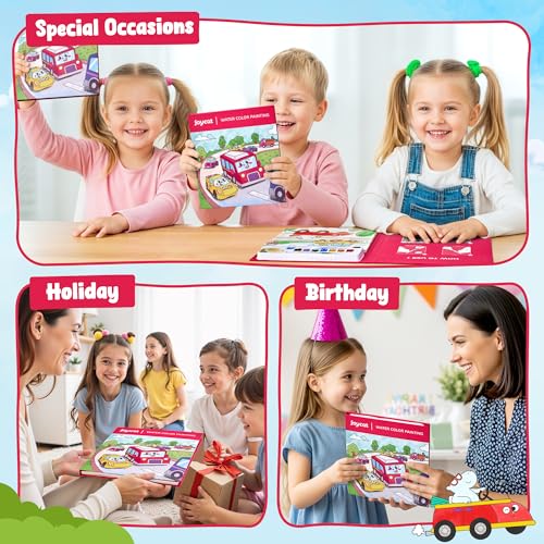 JoyCat Paint with Water Coloring Books for Toddlers (Transportation) - style: Transportation